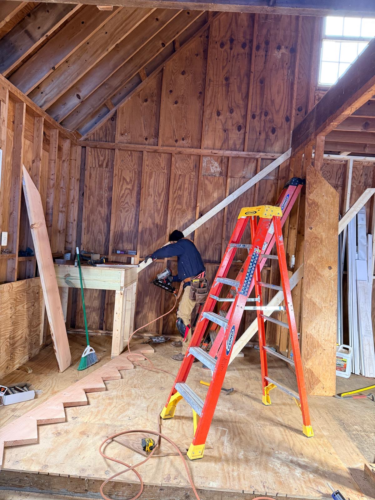 Framing and nailing detail