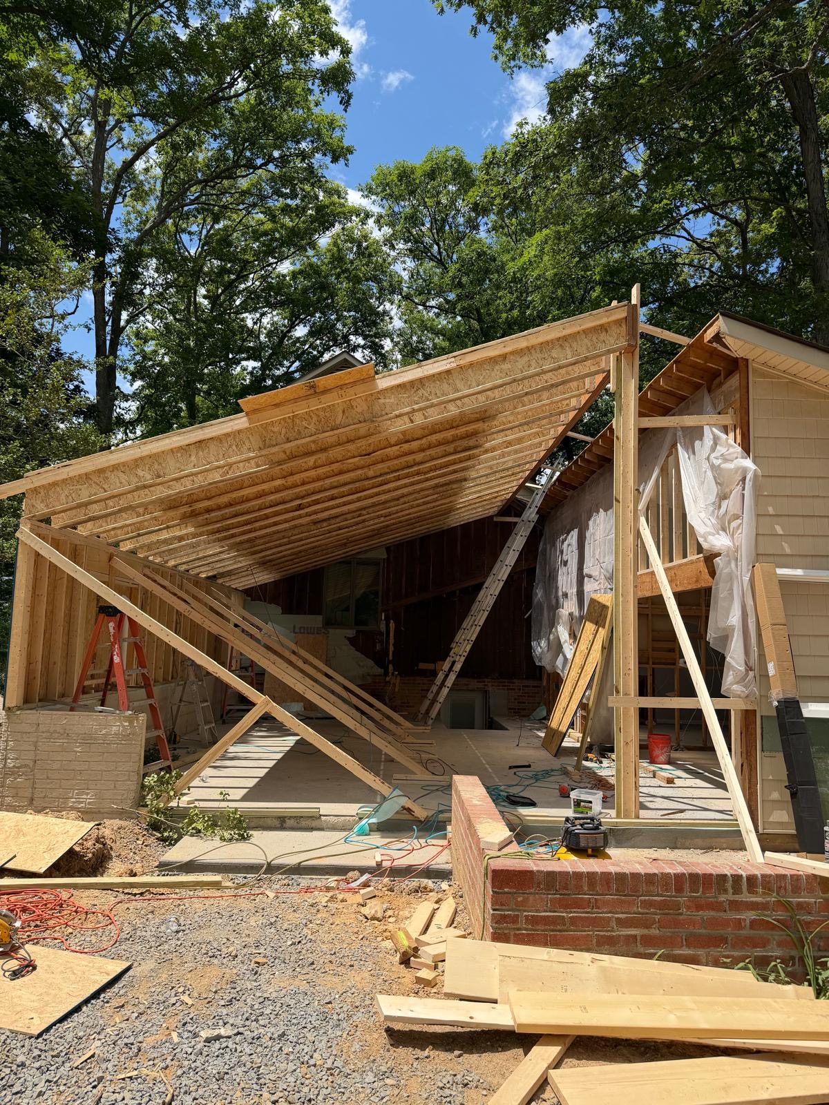 Addition in progress