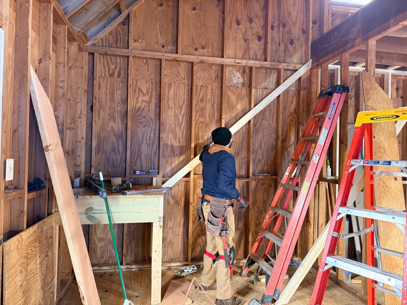Our team on the job